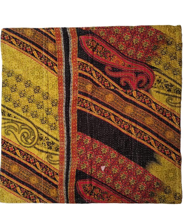 Alternative view of Vintage Kantha Quilt Baby Book Blanket