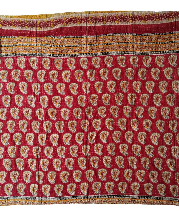 Alternative view of Kantha Quilt Baby Book Quilt