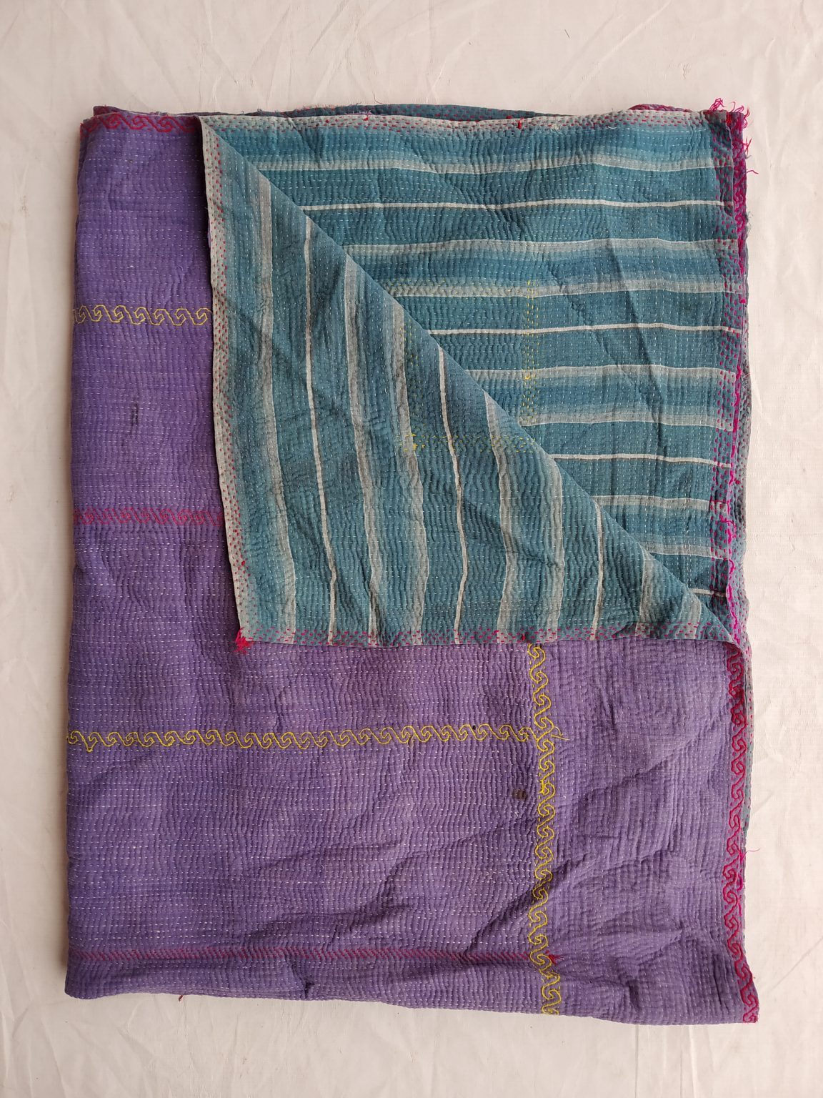 Vintage Bangladeshi Kantha Quilt Vintage Kantha Quilts, Throw
