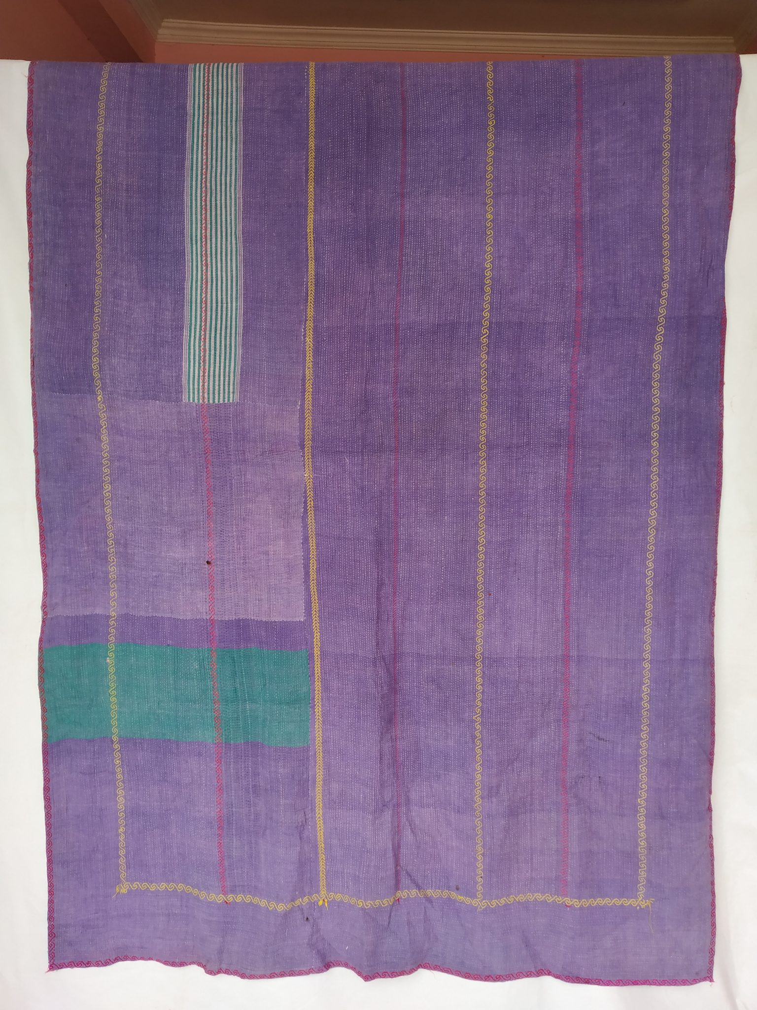 Vintage Bangladeshi Kantha Quilt Vintage Kantha Quilts, Throw