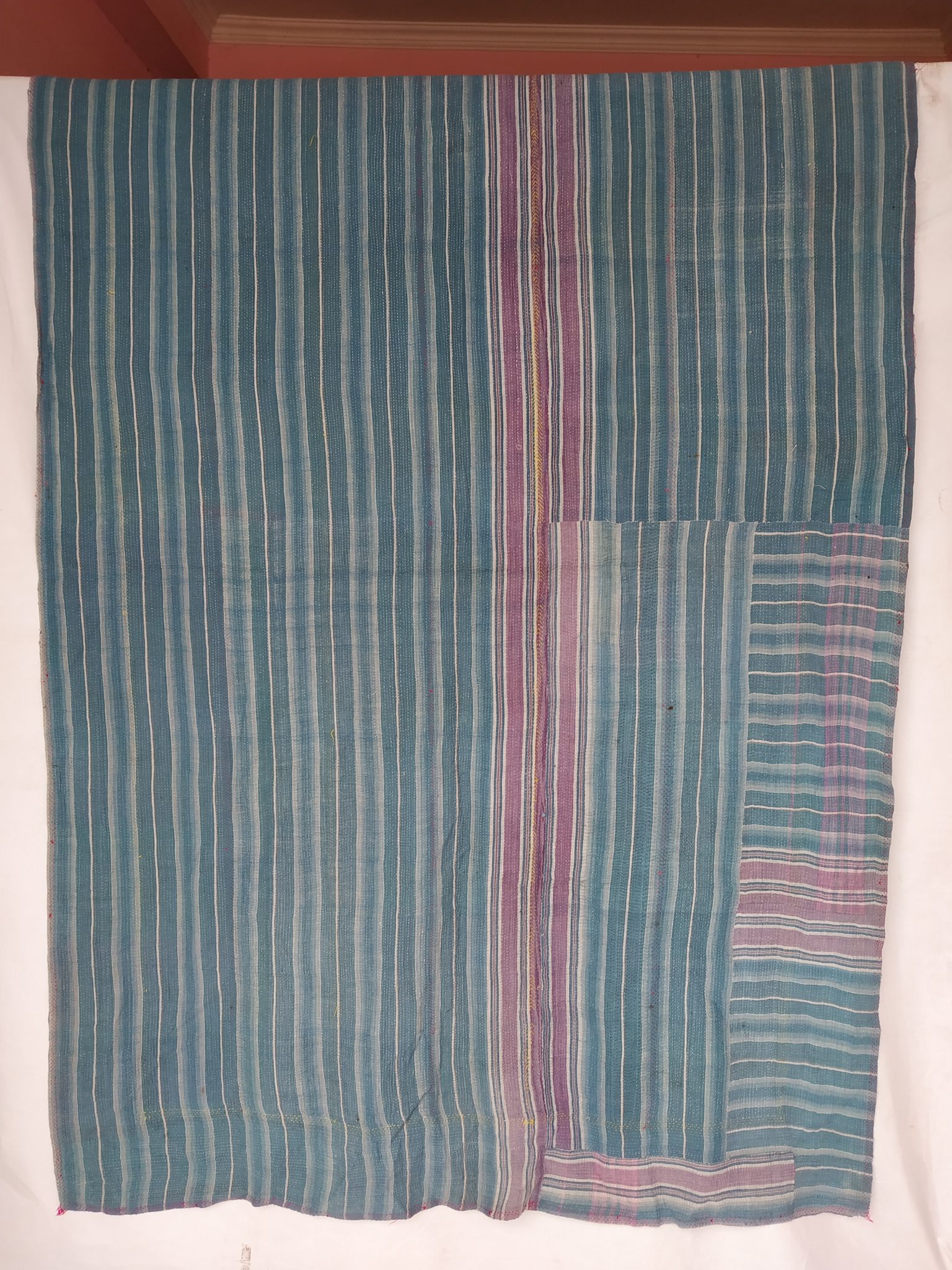 Vintage Bangladeshi Kantha Quilt Vintage Kantha Quilts, Throw