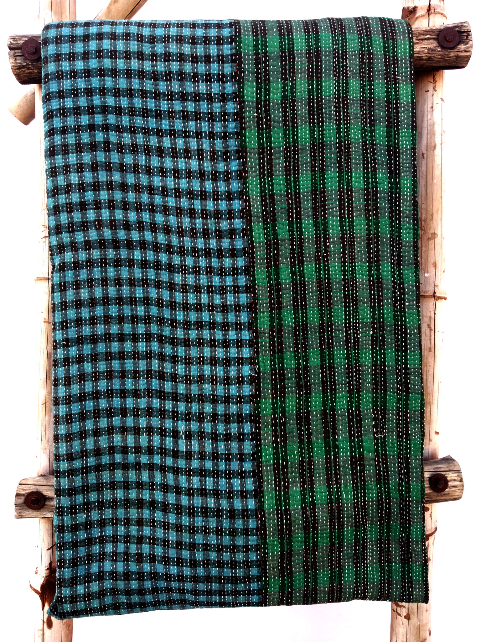 Heavy Twin Kantha Quilt Throw Vintage Kantha Quilts, Throw Blankets