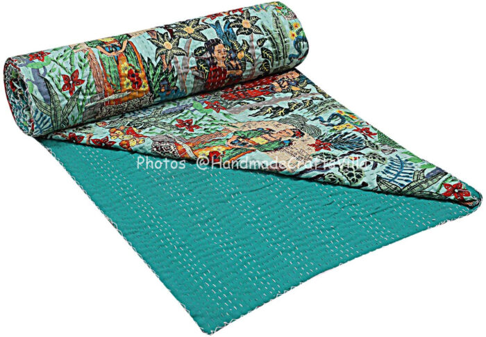 Vintage Kantha Quilts, Throw Blankets, Bedspreads & Wholesale Quilts