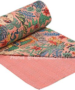 Pink Frida Kahlo Bohemian Blanket
