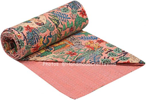 Pink Frida Kahlo Bohemian Blanket