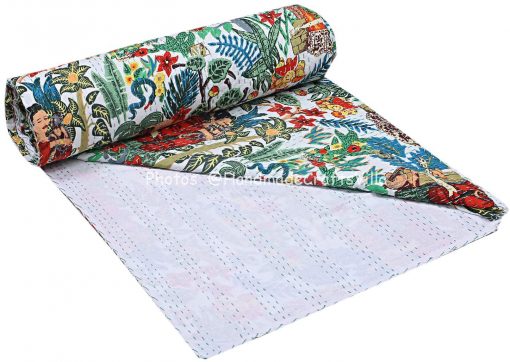 Kantha Quilt Frida Cotton Blanket