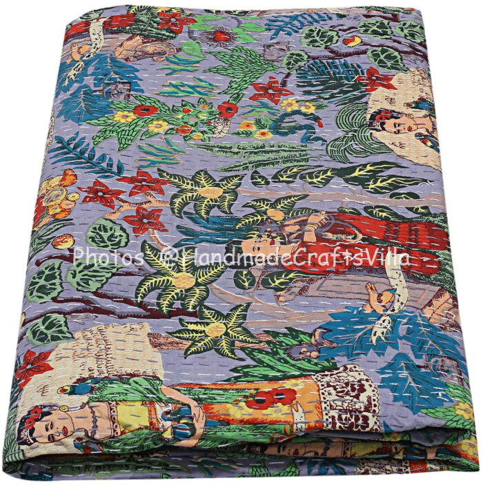 Vintage Kantha Quilts, Throw Blankets, Bedspreads & Wholesale Quilts