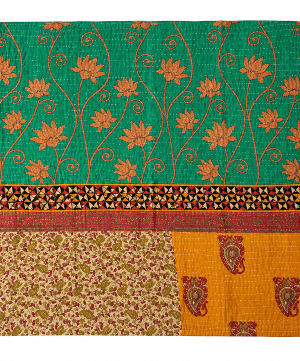 Alternative view of Book Shelves Kantha Baby Blanket