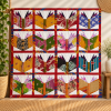 Library Books Kantha Baby Throw