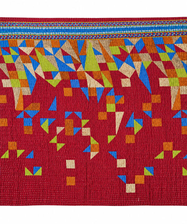 Alternative view of Books Pattern Boho Baby Blanket