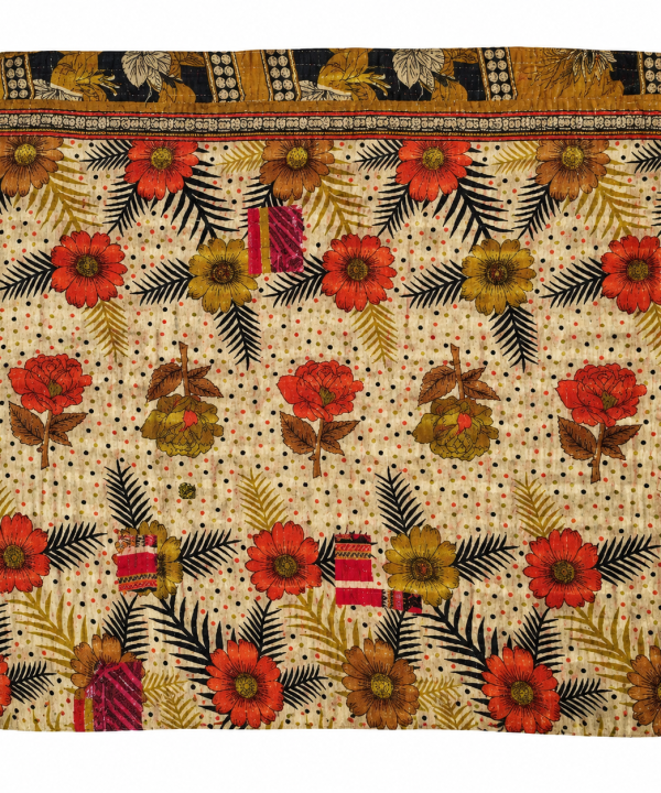 Alternative view of Baby Kantha Throw Book Pattern