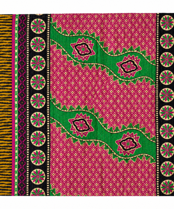Alternative view of Books Inspired Kantha Baby Blanket