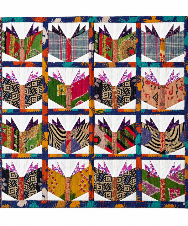 Vintage Kantha Quilt Baby Book Quilt