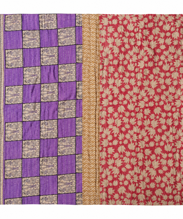 Alternative view of Exclusive Pattern Kantha Baby Quilt