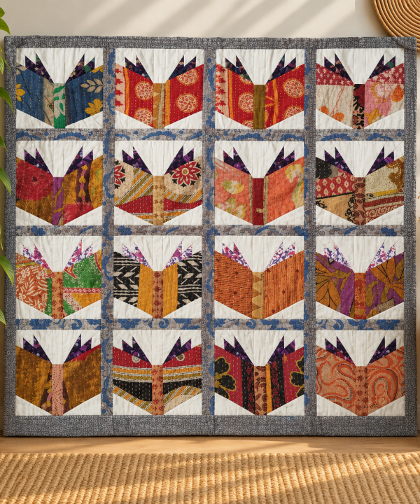 Baby Kantha Throw Book Pattern