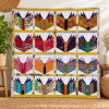 Handmade Books Pattern Kantha throw