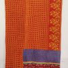 Bohemian Vintage Sari Kantha Quilt - Image 2