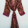 Unique Pattern Silk Sari Kimonos - Image 4