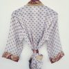 Women Floral Kimonos Sari Summer Dress - Image 2