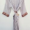 Women Floral Kimonos Sari Summer Dress - Image 4