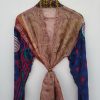 Beachwear Handstitched Silk Sari Kimonos - Image 2