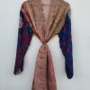 Beachwear Handstitched Silk Sari Kimonos - Image 4