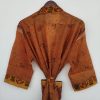 Beach Wear Sari Silk Kimonos Handmade Robe - Image 2