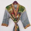 Silk Kimono Indian Recycled sari Robe - Image 2