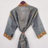 Silk Kimono Indian Recycled sari Robe - Image 3