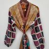 Sari Silk Kimonos Nightwear Robe - Image 2
