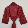 Vintage Sari Silk Dressing Gown Robe - Image 3