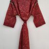Vintage Sari Silk Dressing Gown Robe - Image 4