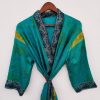 Upcycled Sari Silk Kimonos - Image 2