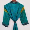 Upcycled Sari Silk Kimonos - Image 3