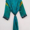Upcycled Sari Silk Kimonos - Image 4