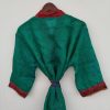 Vintage Sari Silk Kimonos Robe - Image 3