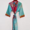 Women Floral Kimonos Sari Summer Dress - Image 2