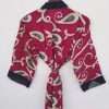 Beach Wear Sari Cotton Kimonos Handmade Robe - Image 3
