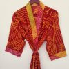 Beachwear Cotton Sari Handmade Kimonos - Image 2