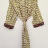 Cotton Kimono Indian Recycled sari Robe - Image 4