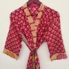 Sari Cotton Kimonos Nightwear Robe - Image 2