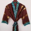 Unique Print Silk Sari Kimonos - Image 3