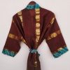 Unique Print Silk Sari Kimonos - Image 2