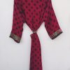 Women Floral Kimonos Sari Jacket - Image 4