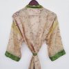 Beachwear Silk Sari Kimonos Robe - Image 2