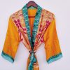 Beach Wear Sari Silk Kimonos Robe - Image 3