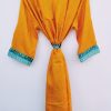 Beach Wear Sari Silk Kimonos Robe - Image 4