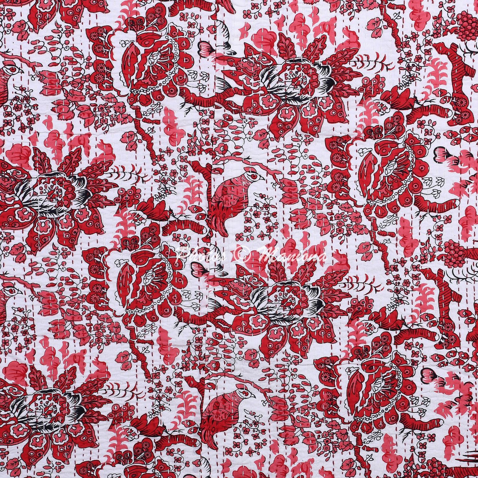 Kantha Quilts Buy Floral, Fruit, Ikat, Bird Print Kantha Quilts