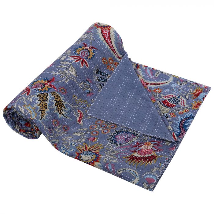 Vintage Kantha Quilts, Throw Blankets, Bedspreads & Wholesale Quilts