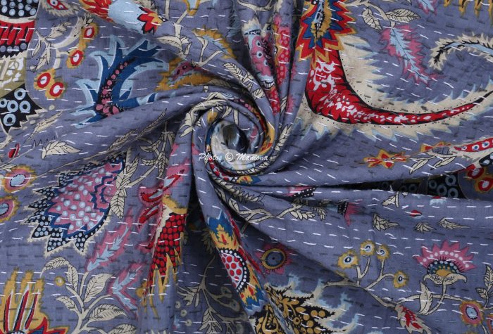 Vintage Kantha Quilts, Throw Blankets, Bedspreads & Wholesale Quilts